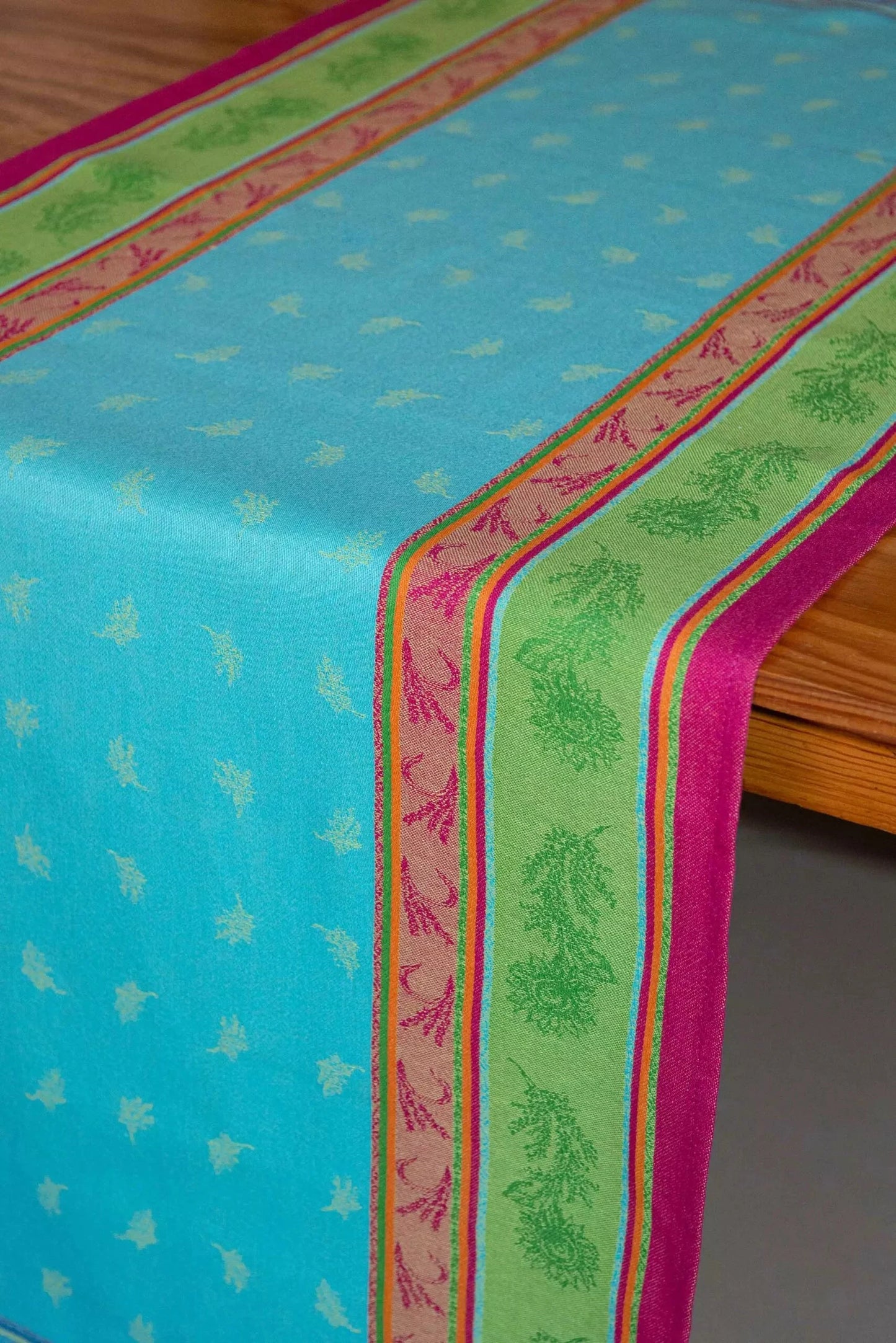 Provence France table runner Jacquard cotton Cezanne