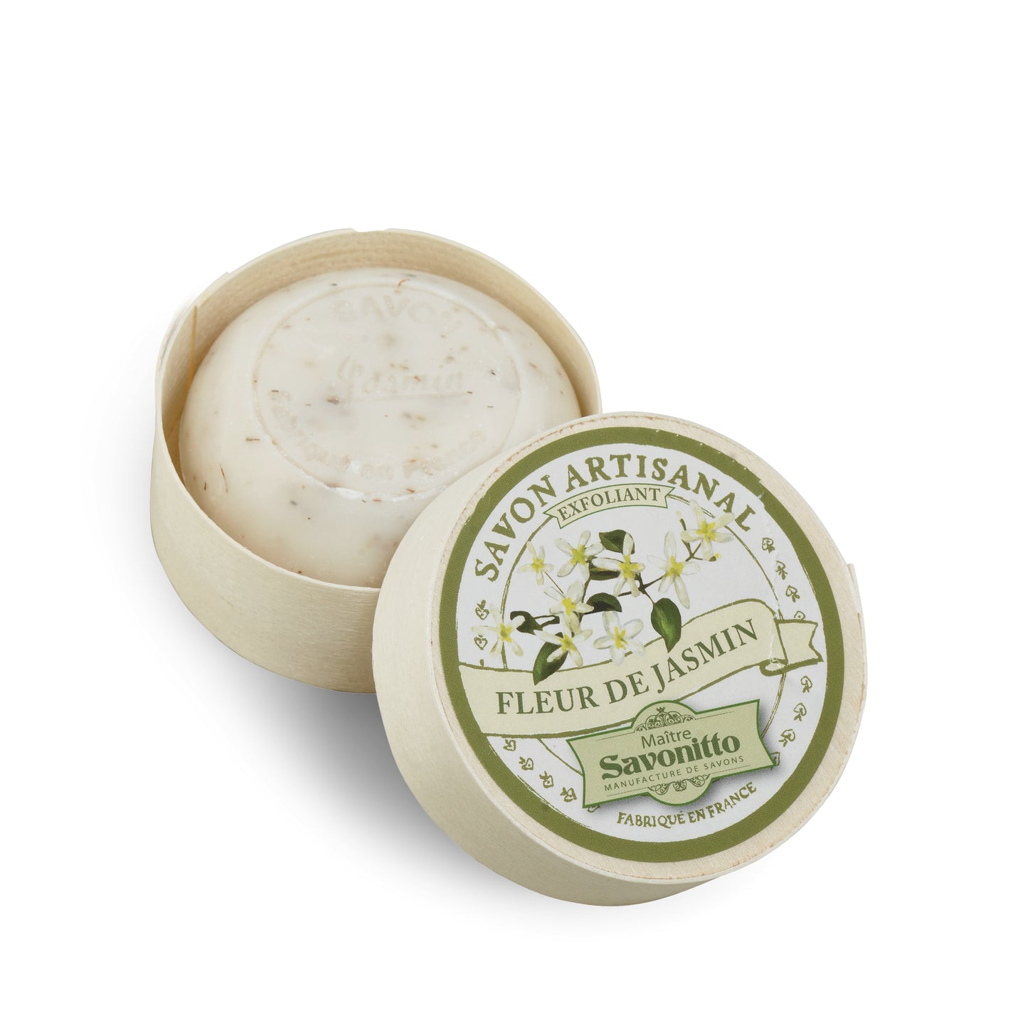 Round Soap in a Wooden Gift Box - 3.5 oz