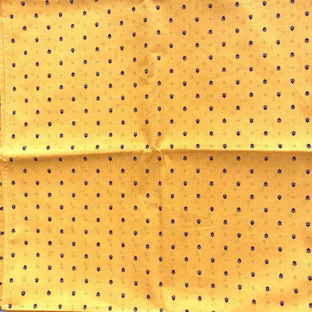 Set of napkins from France Provence cotton yellow with red "Calisson"