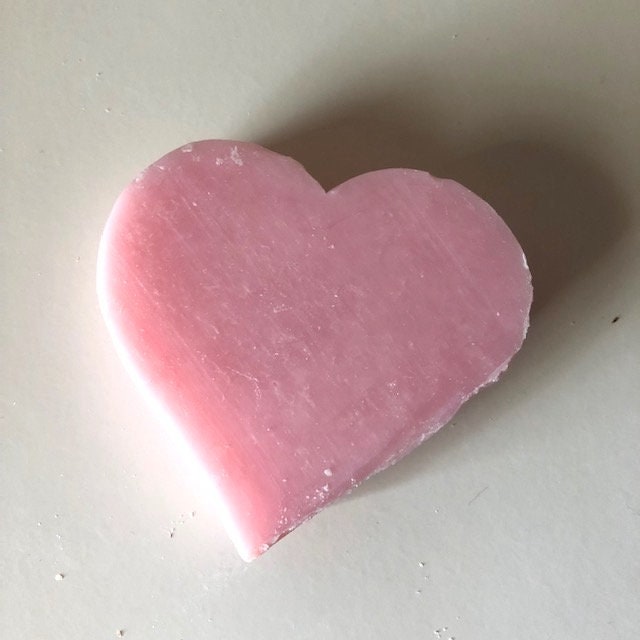 Heart Soaps of Marseille: Rose, Lavender, Jasmine, Crushed Lavender, Made in France