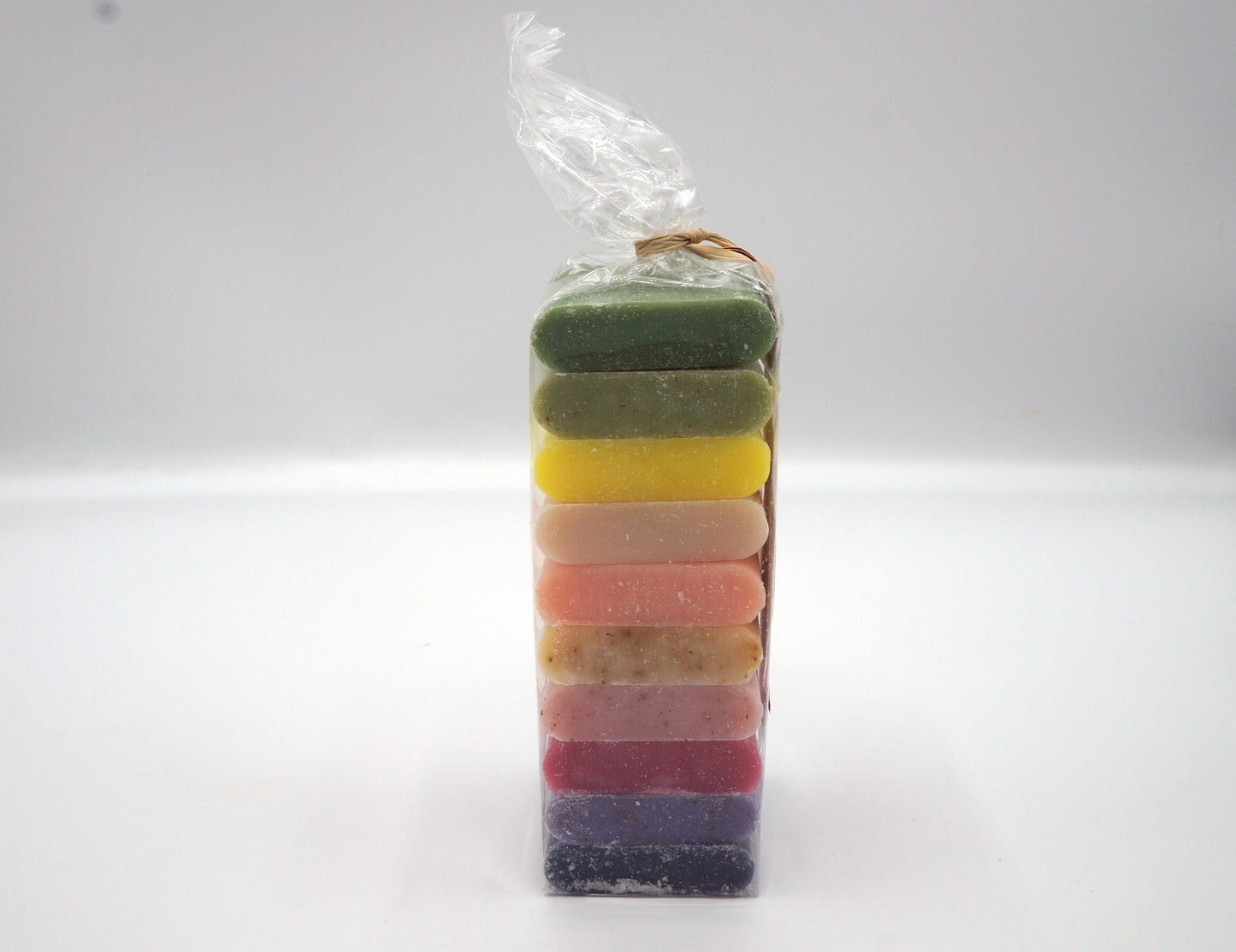 French Handmade Soap Gift Sachet Colorful Rainbow with Amazing Fragrances