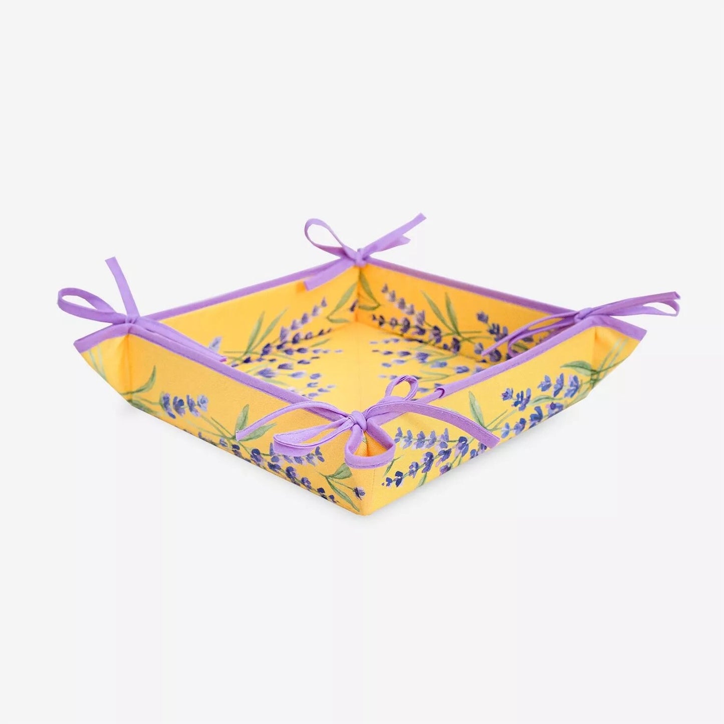 France Provence basket coated cotton kitchen decor table accessories Lavender and Yellow