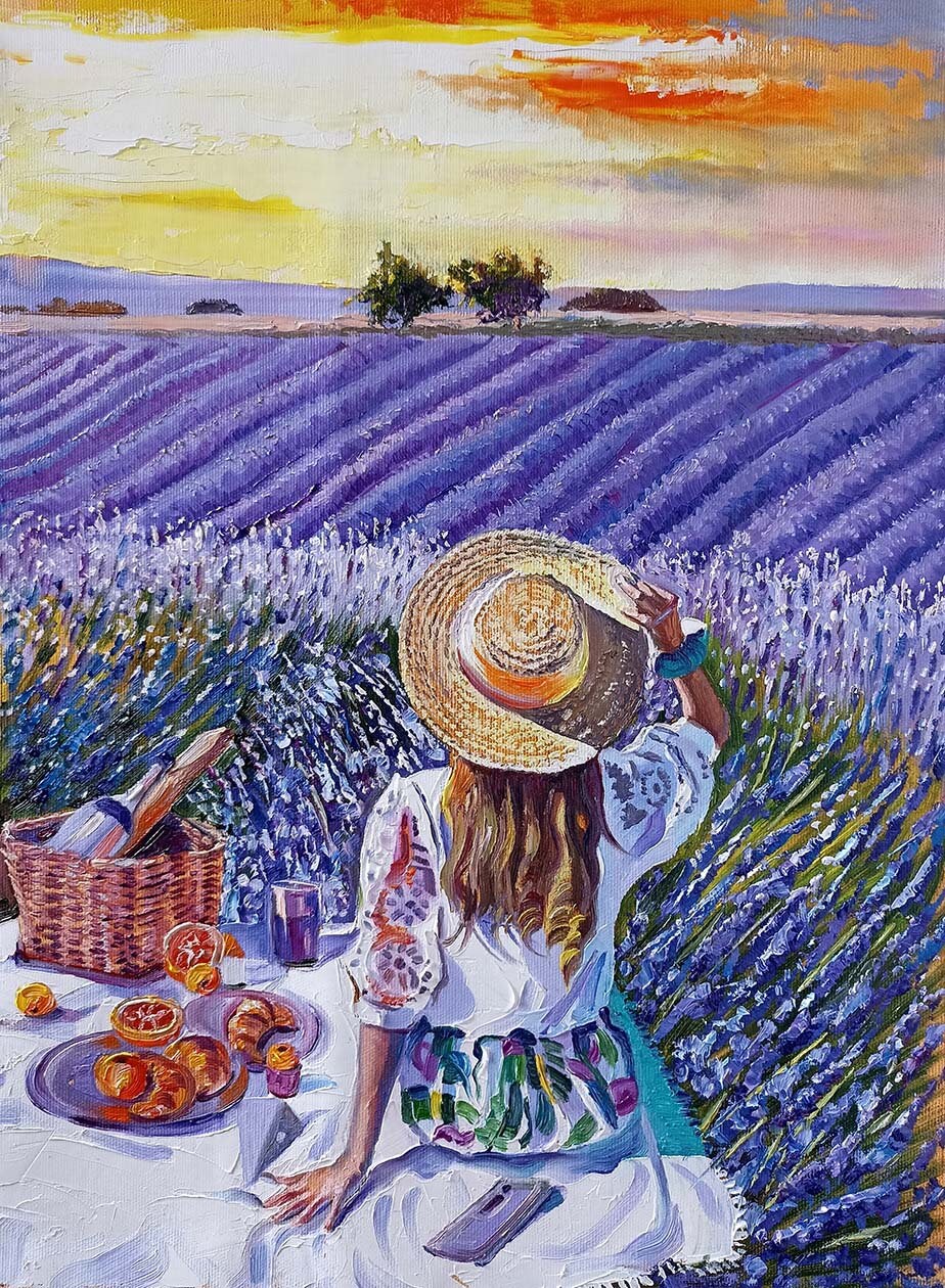Provence Dishtowels 100% Cotton Decorative Kitchen Accessories Beautiful Artwork