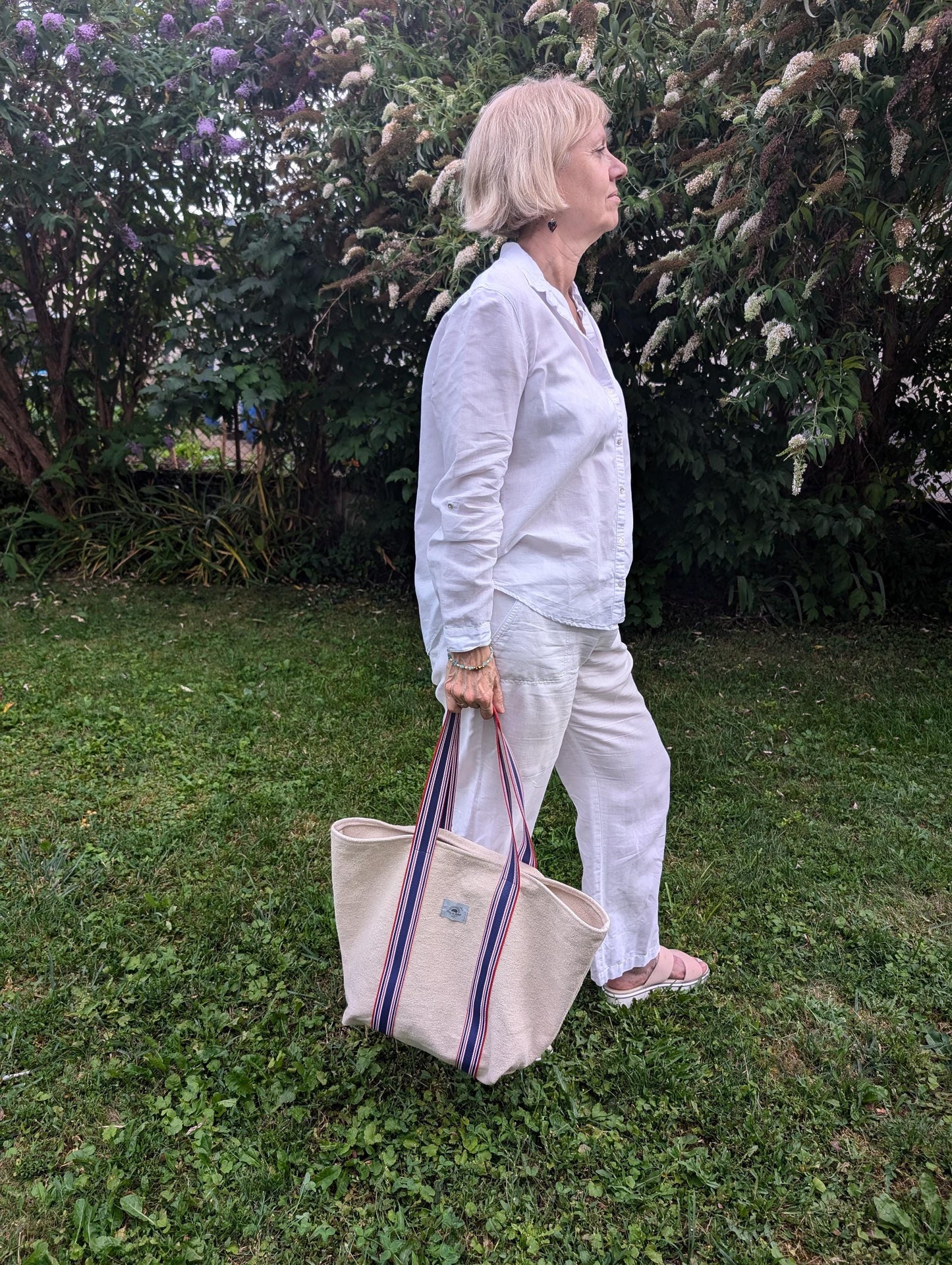 Provence Canvas Purse with Matching Wallet – Stylish Everyday Essential Made in France