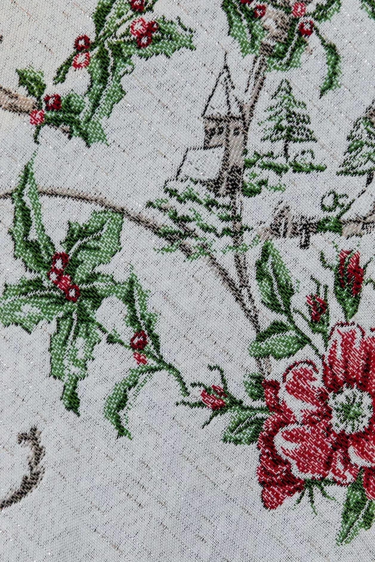 Provence French Christmas basket Jacquard Kitchen Decor Table Accessories Noel Made in France Chirstmas Decor