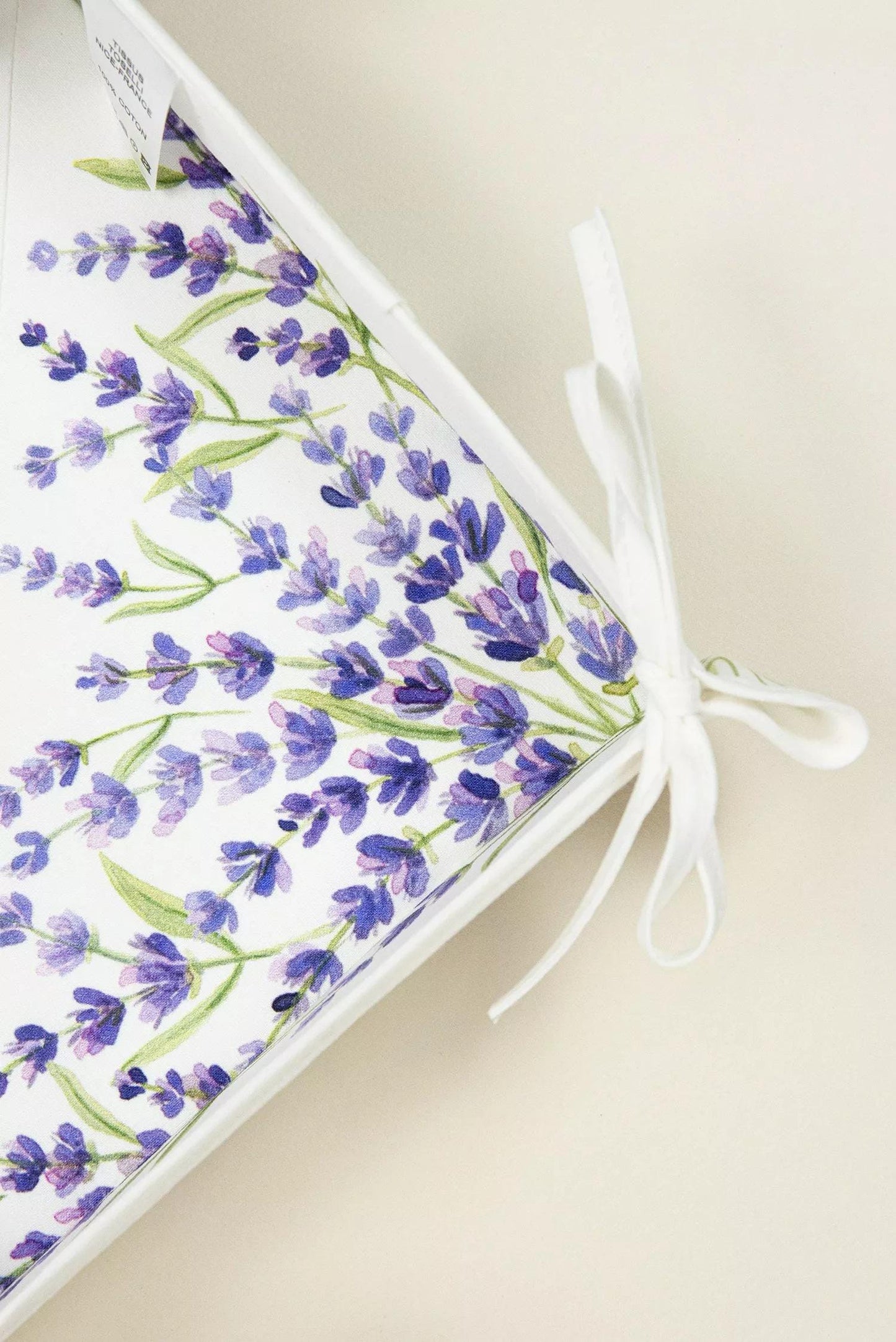 France Provence basket coated cotton kitchen decor table accessories Lavender and Yellow