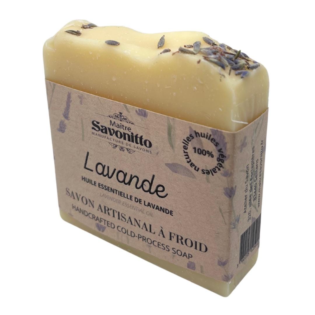 All Natural Cold-Processed Soap Made in France Lavender Blood Orange Rosewood Shea Butter Coconut Oil Rapeseed Oil