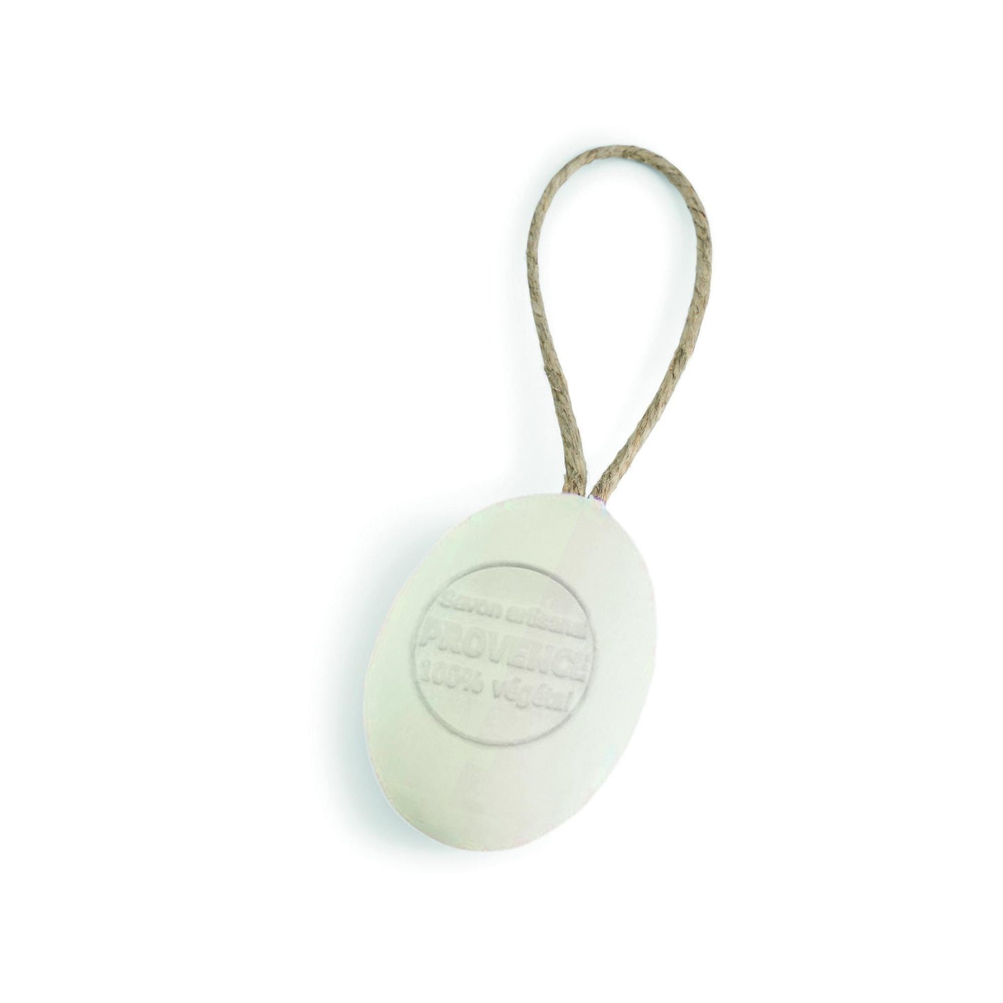 Natural French Soap with Hanging Rope Oval Soap Bar Almond oil natural extracts hypoallergenic charcoal yuzu ginger lavender wellbeing