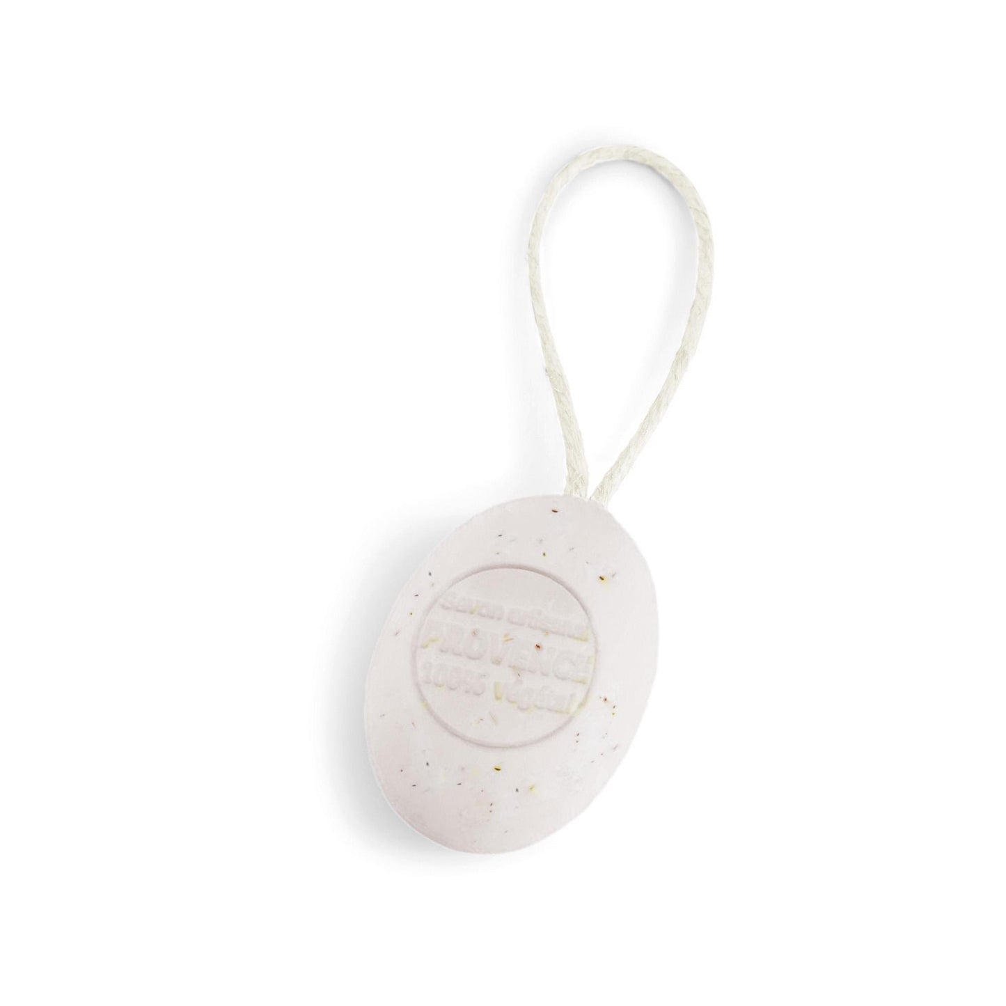 Natural French Soap with Hanging Rope Oval Soap Bar Almond oil natural extracts hypoallergenic charcoal yuzu ginger lavender wellbeing