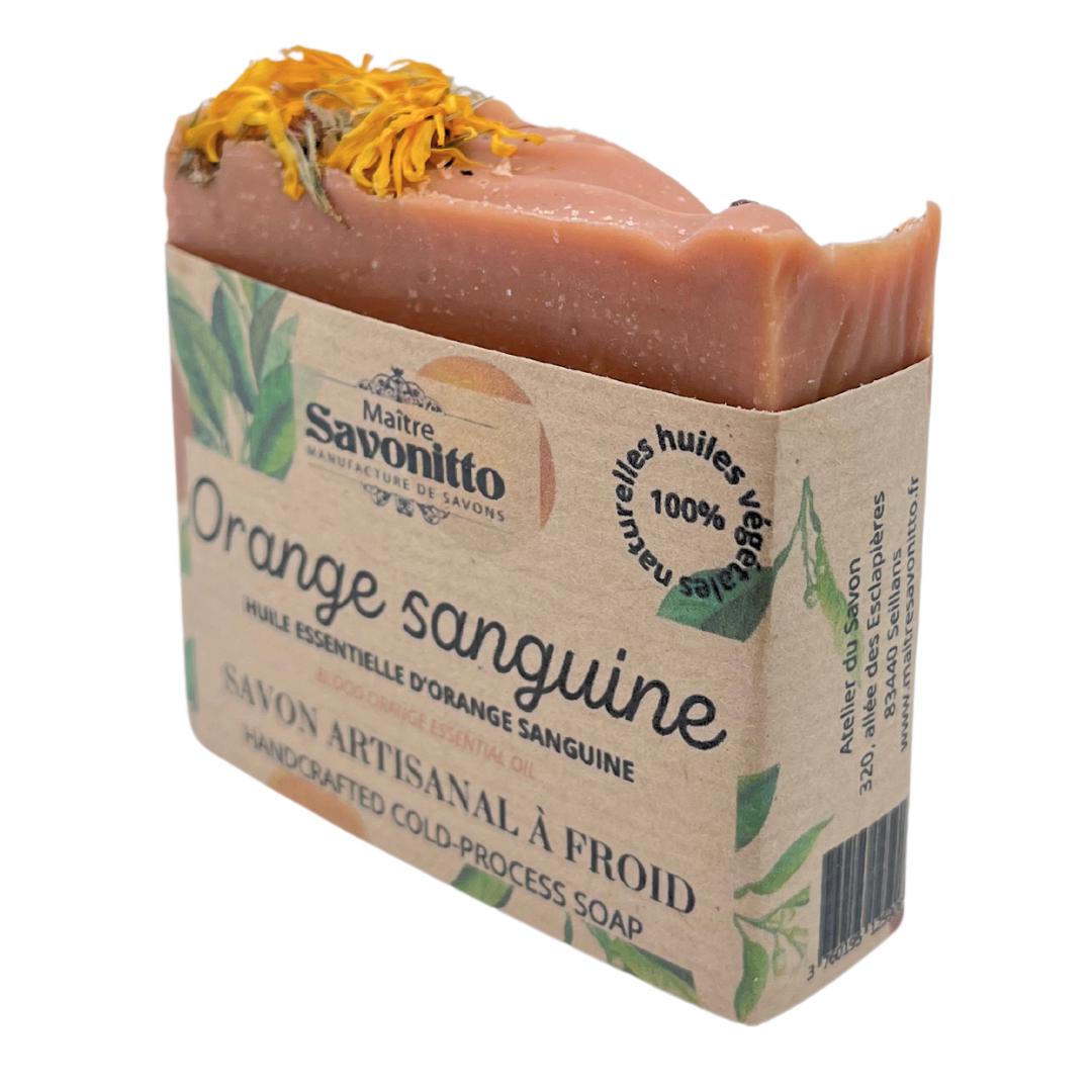 All Natural Cold-Processed Soap Made in France Lavender Blood Orange Rosewood Shea Butter Coconut Oil Rapeseed Oil