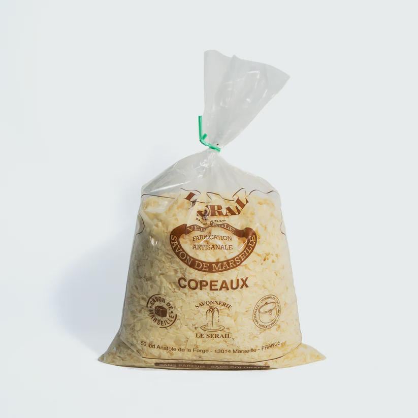 Marseille Soap Flakes 1kg – Natural Laundry Detergent | Fragrance-Free | Dye-Free | Gentle on Skin | Made in France