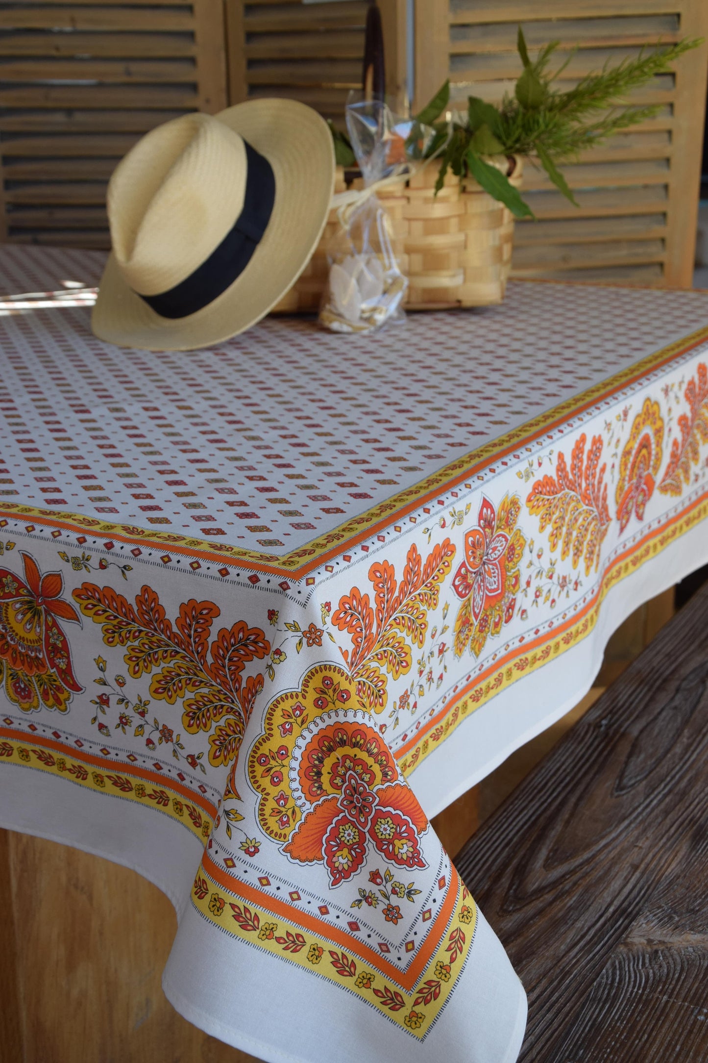 Rectangular 98" Tablecloth - Mirabeau