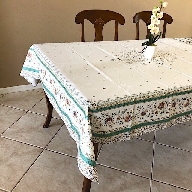 Rectangular 78" Tablecloth - Beaucaire Green
