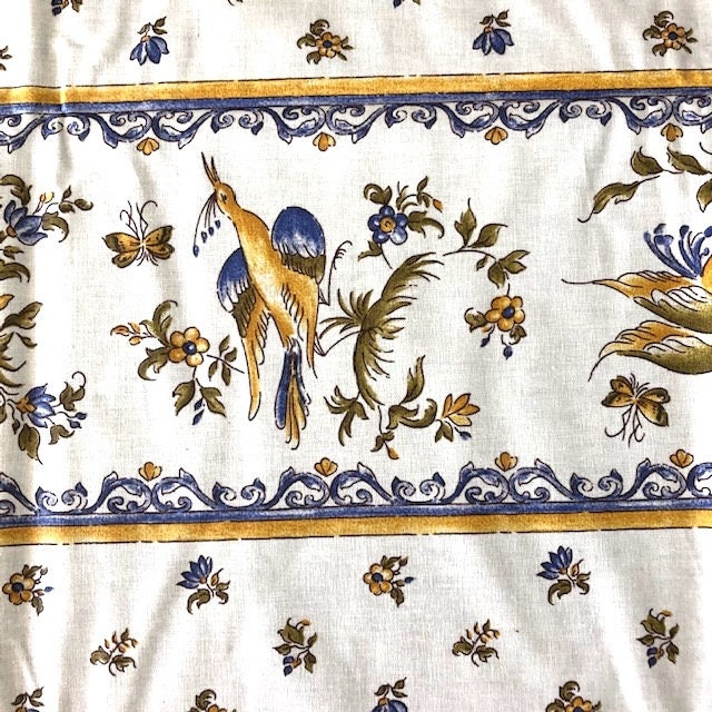 Rectangular 98" Tablecloth - Moustiers Blue