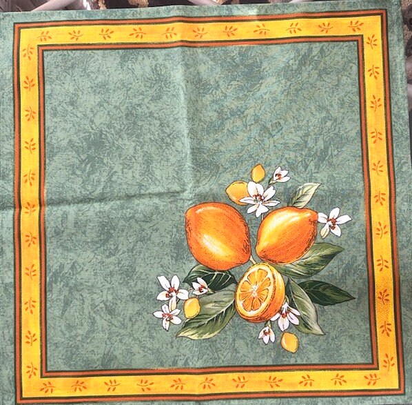 Set of Napkins - Lemon Green