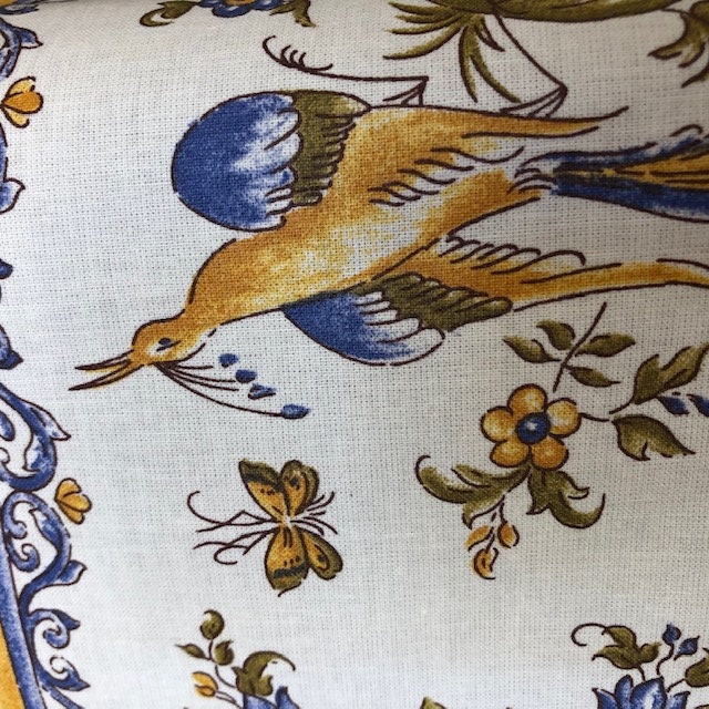 Rectangular 98" Tablecloth - Moustiers Blue