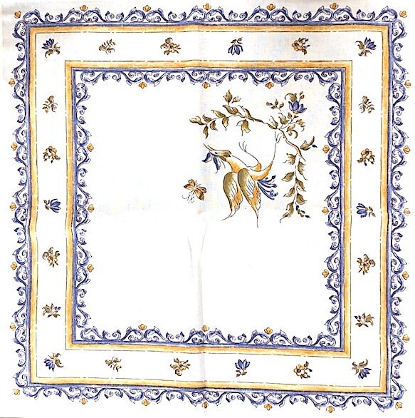 Set of Napkins - Moustiers Blue