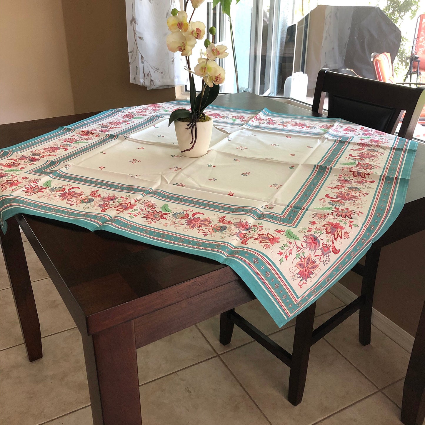 Square 63" Tablecloth - Luberon Green