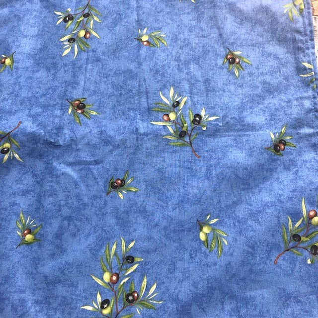 Set of Napkins - Clos des Oliviers Blue All Over