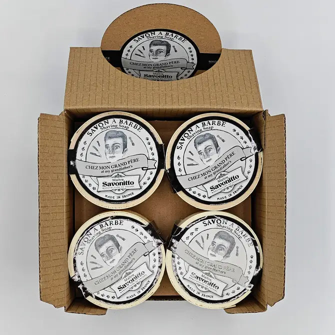 Grapeseed Oil Shaving Soap in Wooden Box 100g (3.52oz)