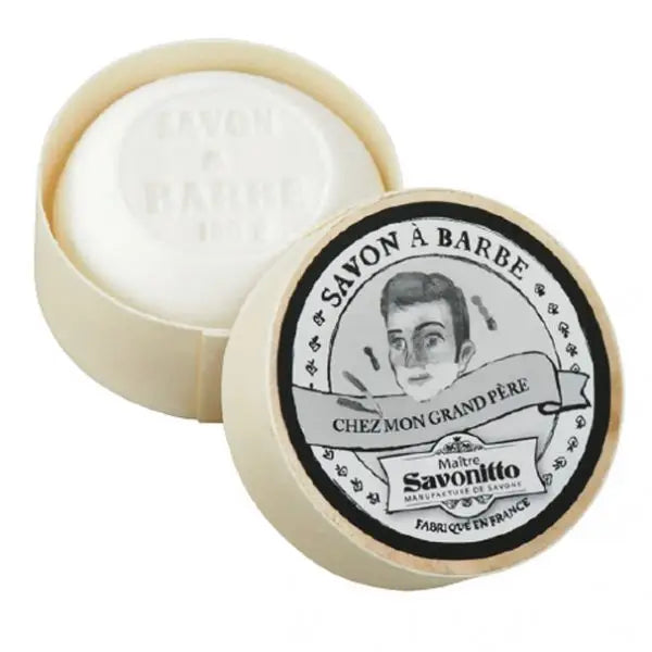 Grapeseed Oil Shaving Soap in Wooden Box 100g (3.52oz)