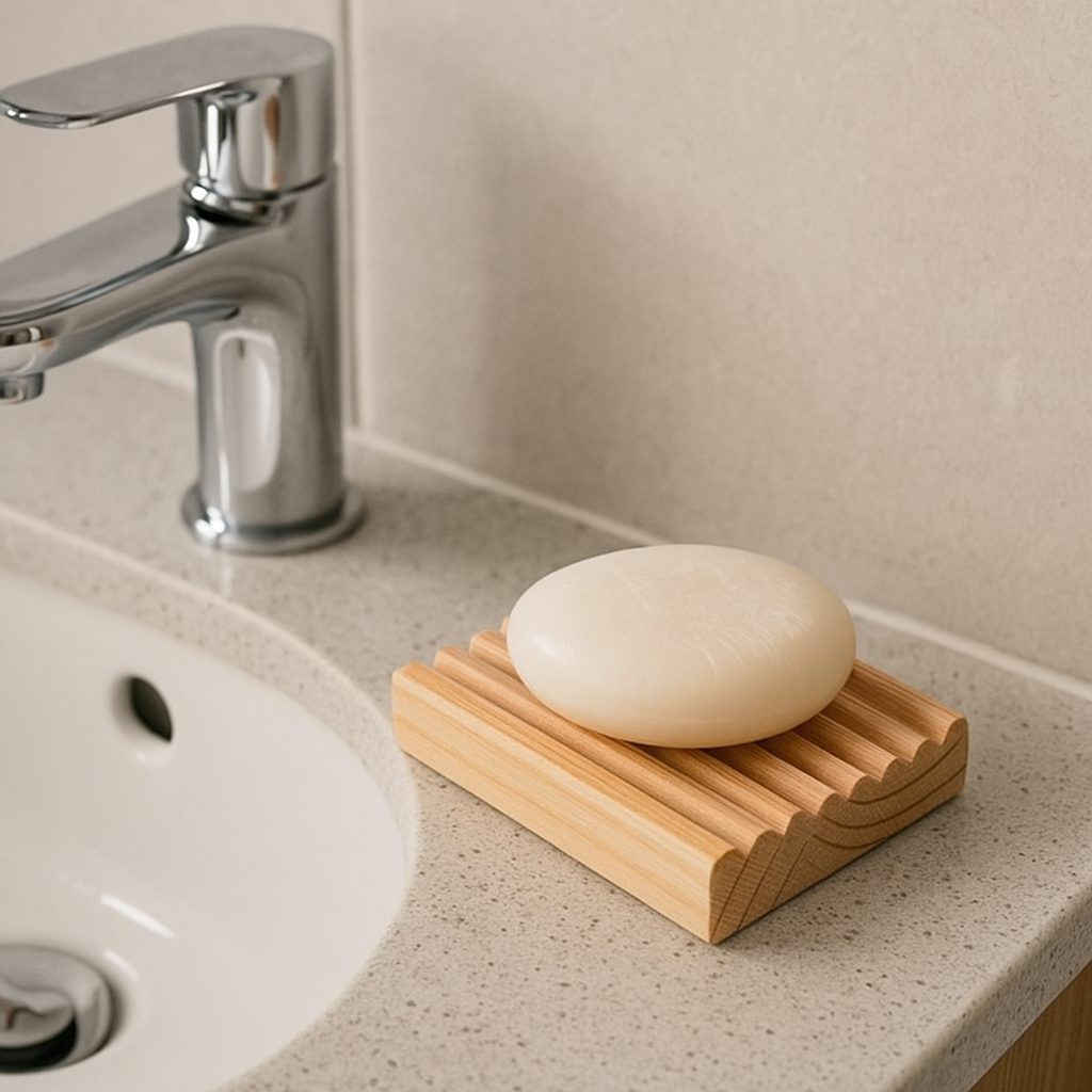 Pine Wood Soap Dish