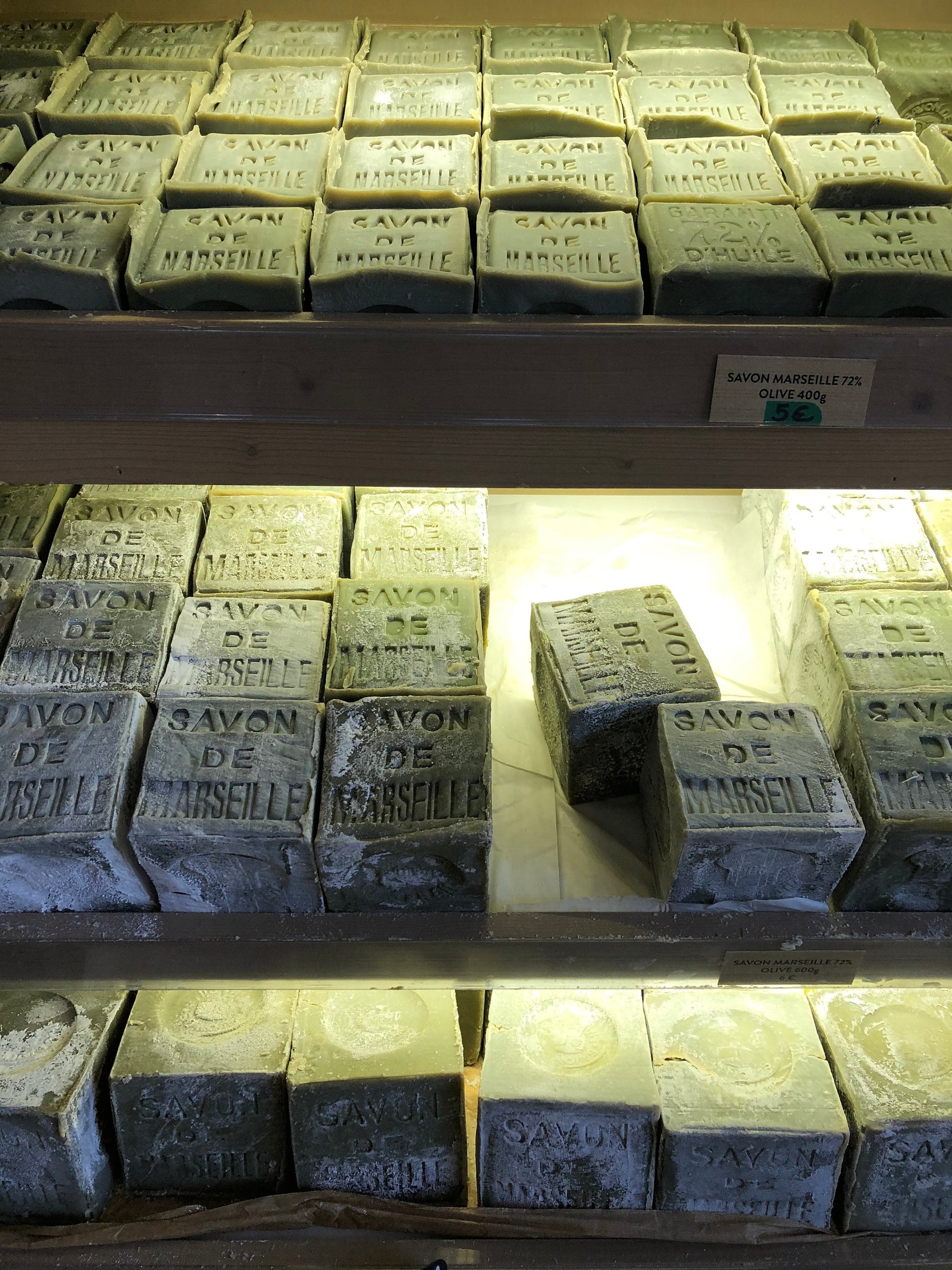 Authentic Marseille Soap 600g Olive Oil Bar – Natural, Handmade, Hypoallergenic, Eco-Friendly Soap