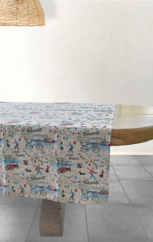 Provence table runner "Sweet France"