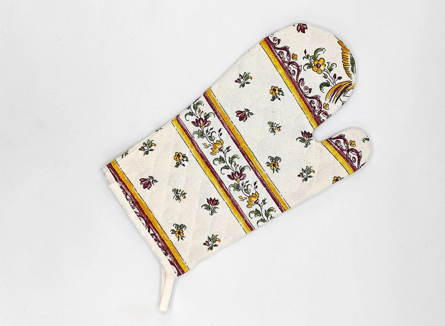 Oven Mitt - Moustiers Pink