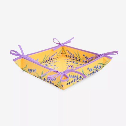 France Provence basket coated cotton kitchen decor table accessories Lavender and Yellow