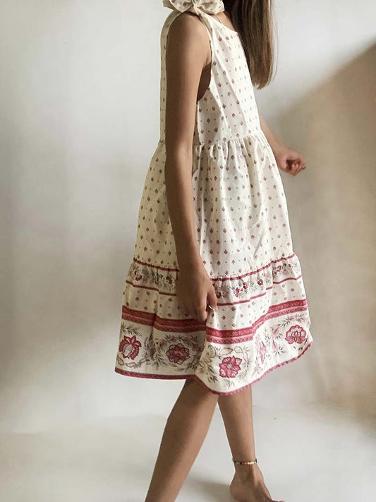 white french sundress for girls