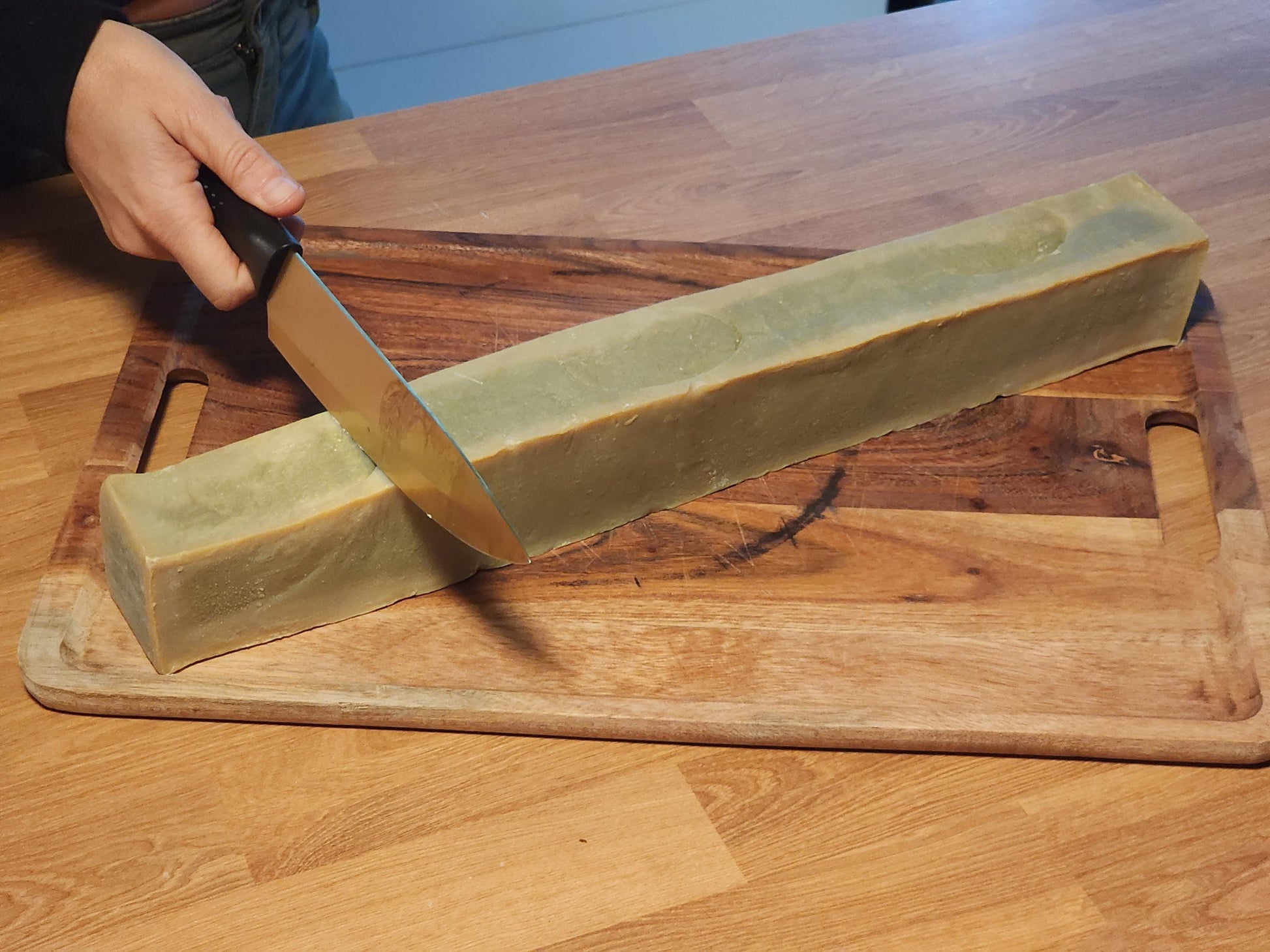 IMPERFECT Jumbo Bar of Marseille Soap made with olive oil, Made in France, All Natural, great for body, dish and laundry