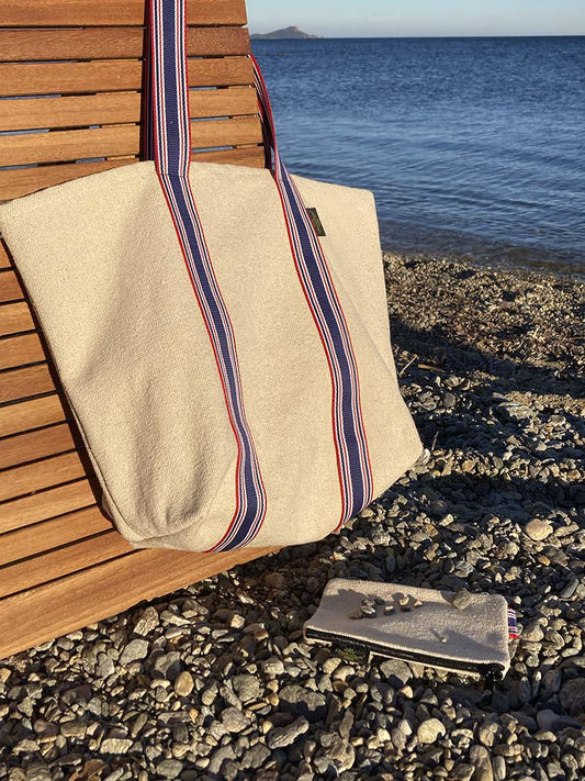 Provence Canvas Purse with Matching Wallet – Stylish Everyday Essential Made in France
