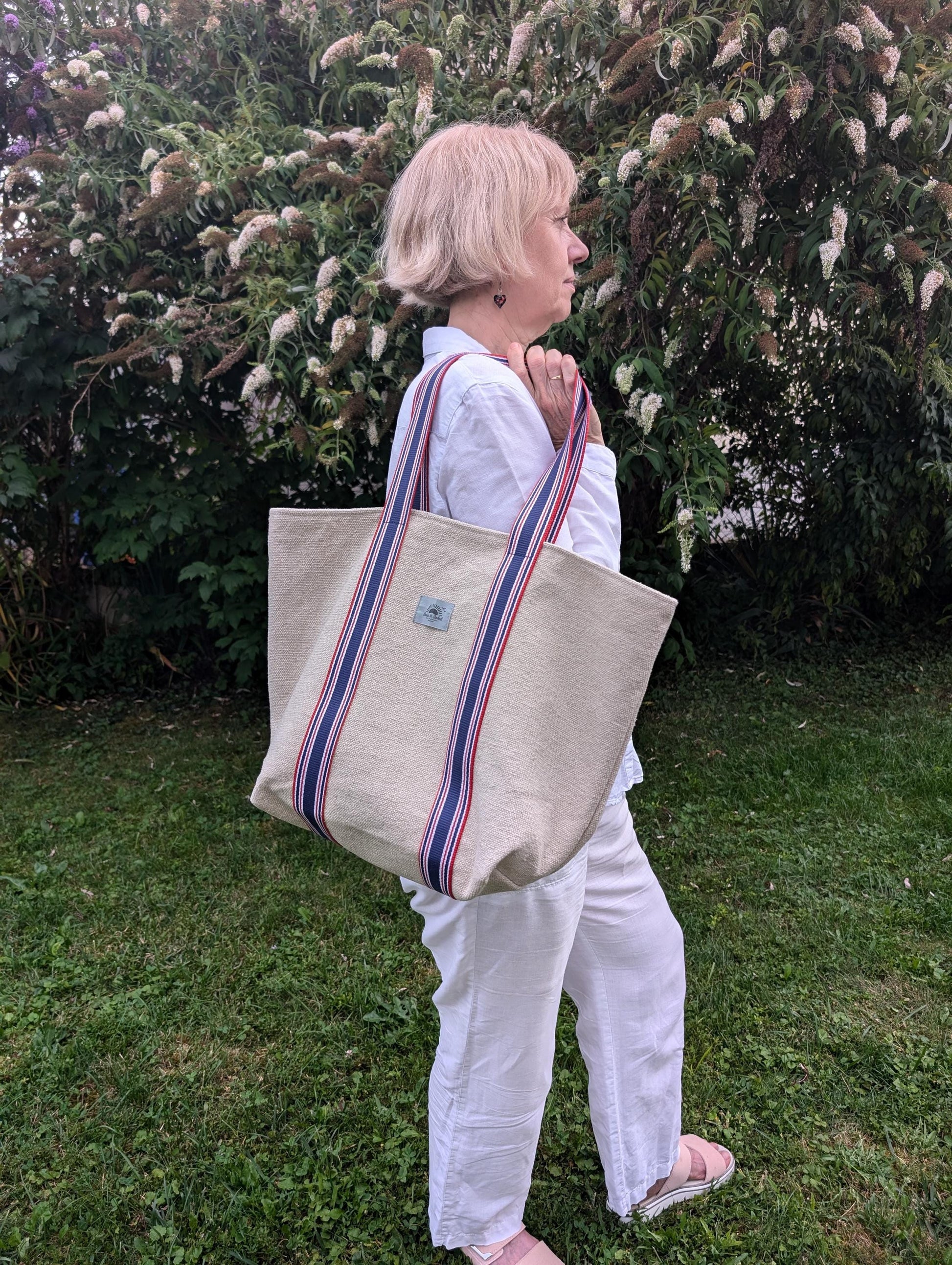 Provence Canvas Purse with Matching Wallet – Stylish Everyday Essential Made in France