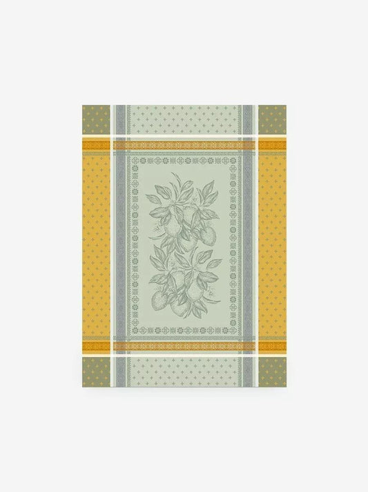 Provence decorative dishtowel Jacquard cotton kitchen accessories Cedrat Gingembre