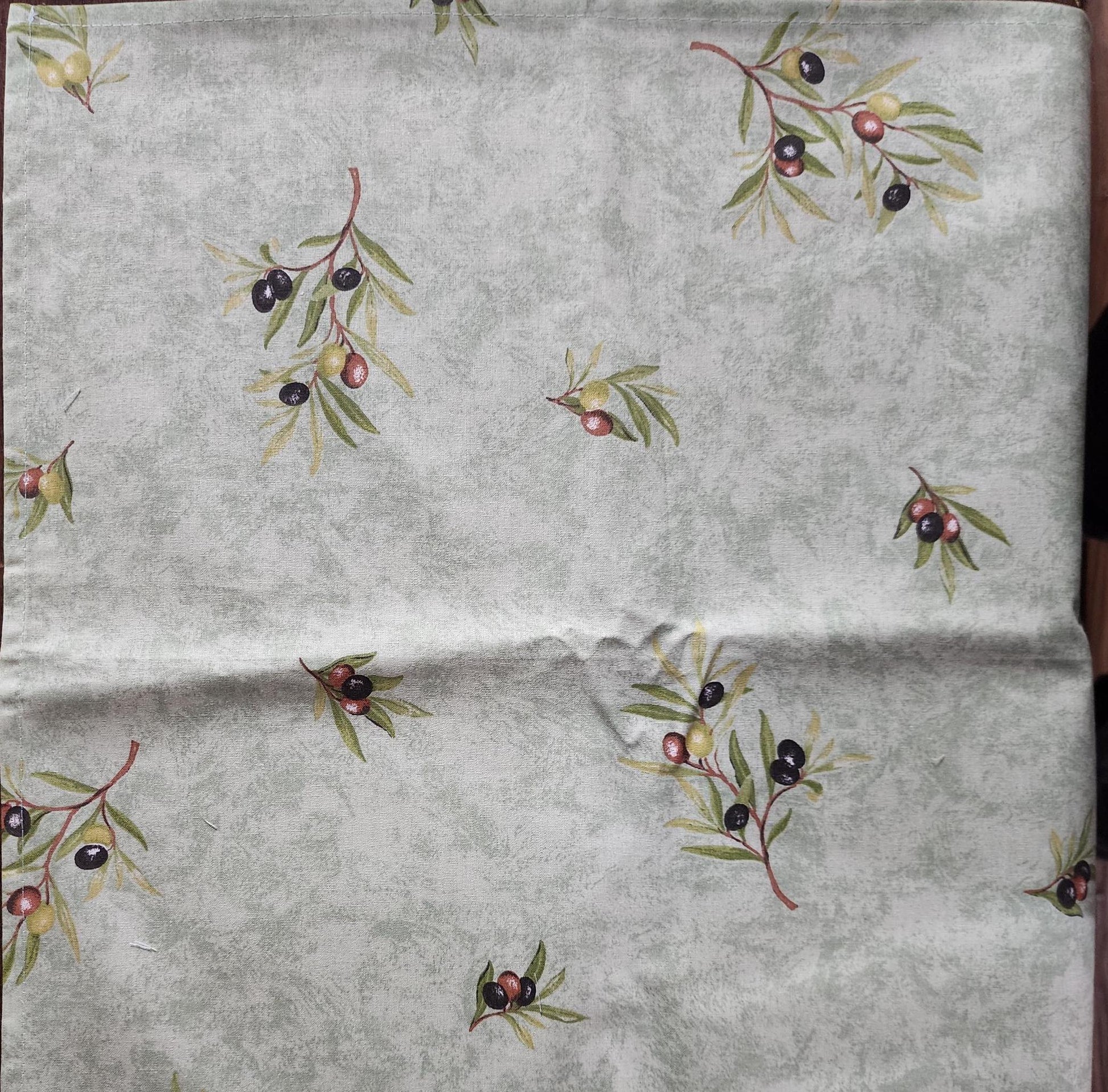 Set of Provence Napkins 100% Cotton "Clos des Oliviers" Green Made in France