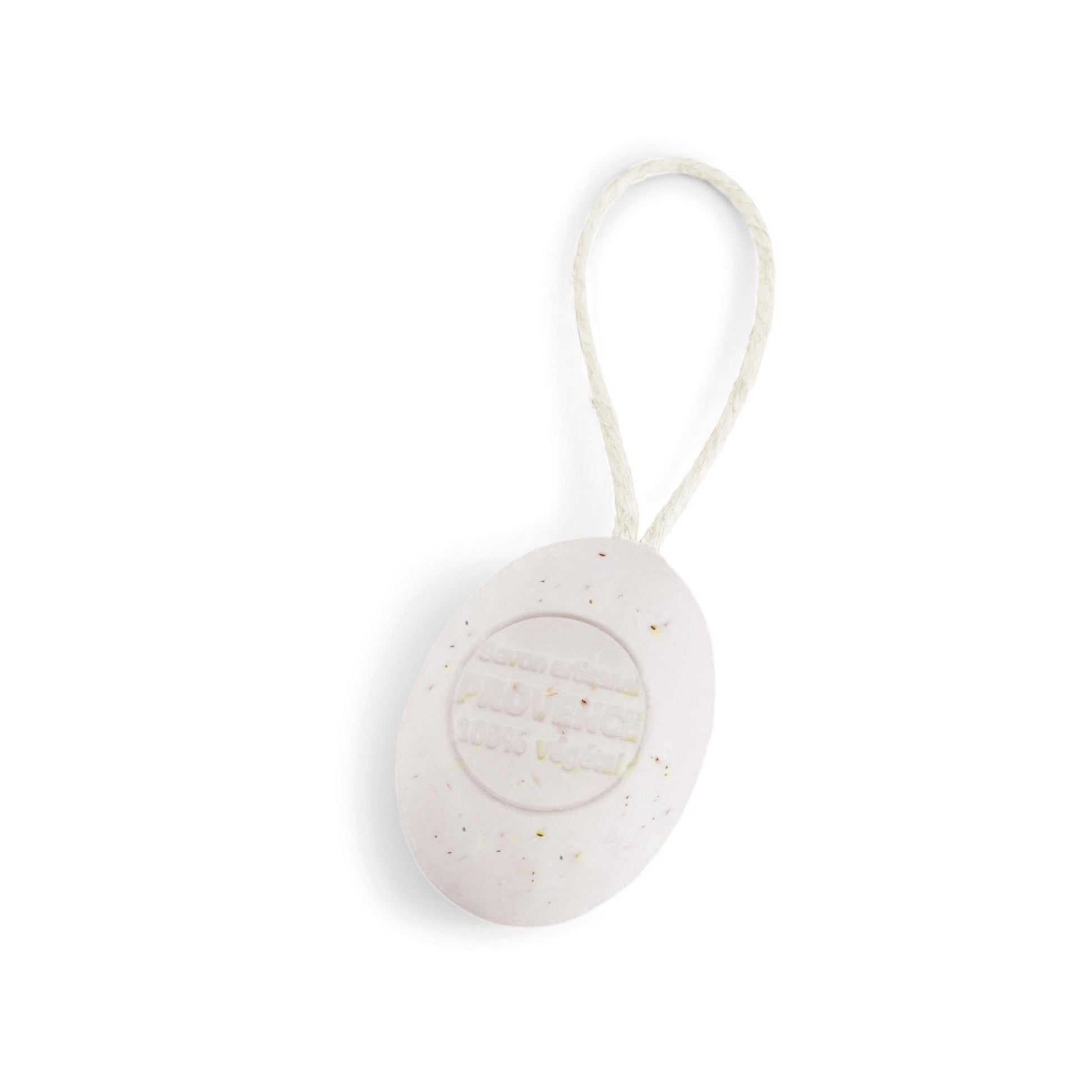 Natural French Soap with Hanging Rope Oval Soap Bar Almond oil natural extracts hypoallergenic charcoal yuzu ginger lavender wellbeing