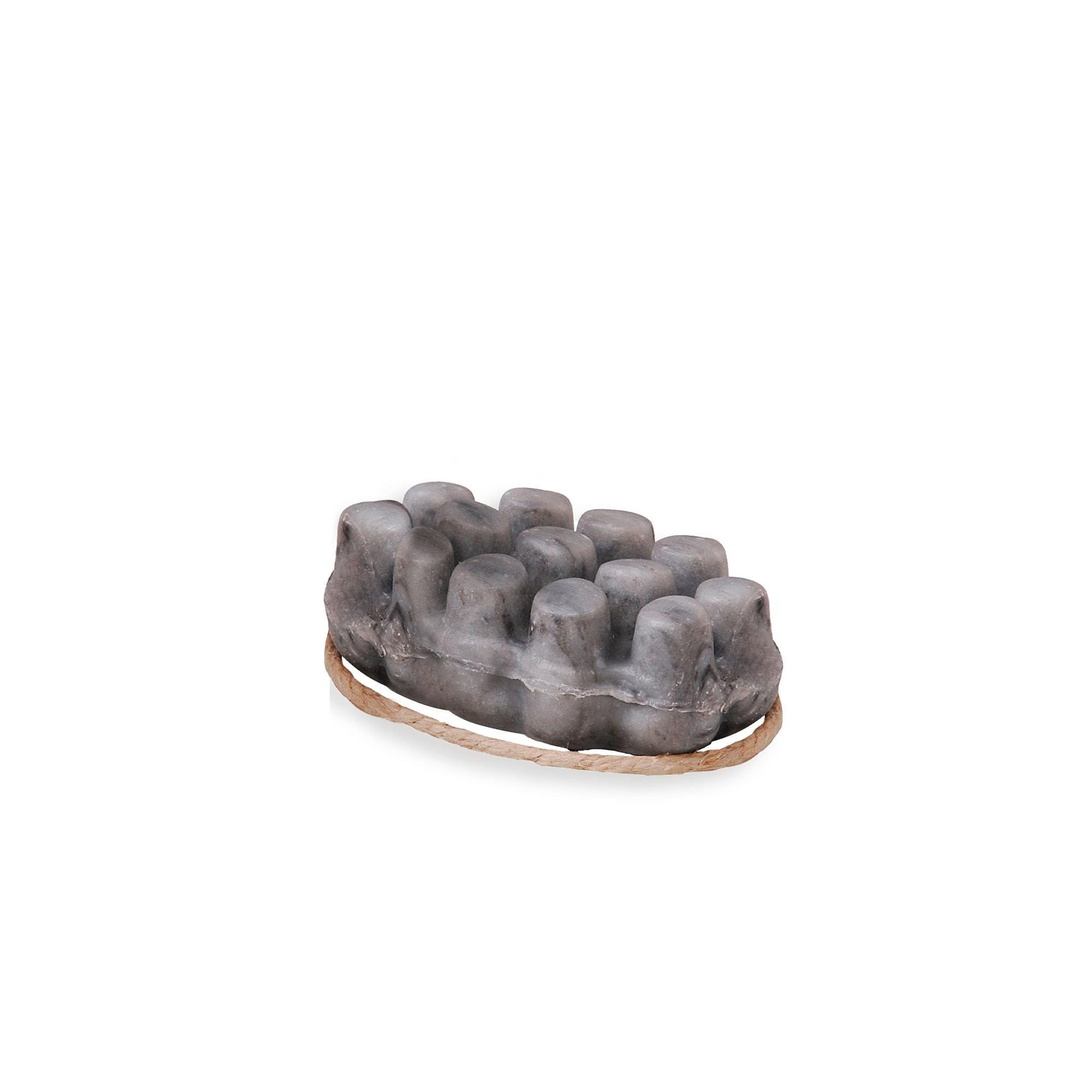Natural Massage Soap Made in France With Massage Nubs and Hanging Rope Argan Grapeseed Honey Orange Blossom Amber