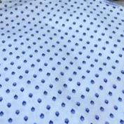 Set of Provence Napkins cotton white with blue dots "Esterel"