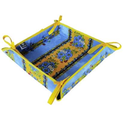 France Traditional Provence basket coated cotton kitchen decor table accessories blue tradition