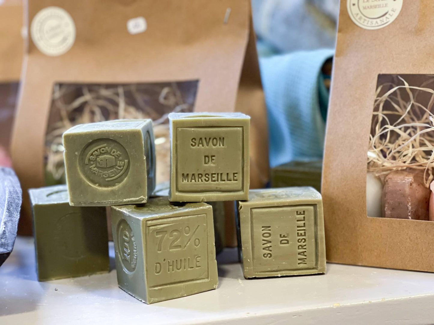 Traditional Marseille Cube Soap 100g (3.5 oz)