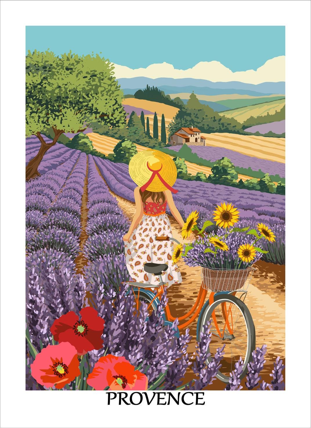 Provence Scenes Dishtowels