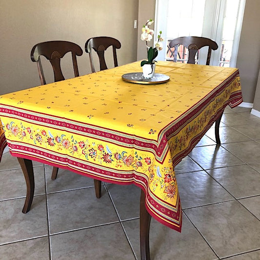 Rectangular 98" Tablecloth - Luberon