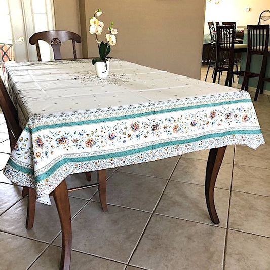 Rectangular 78" Tablecloth - Beaucaire Green