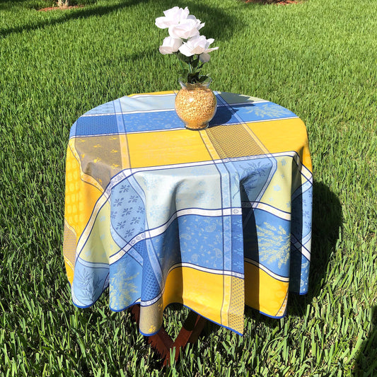 Round 70'' Tablecloth - Sisteron Yellow