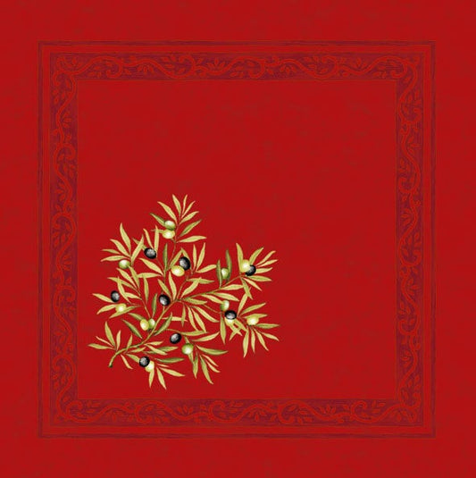 Set of Napkins - Clos des Oliviers Red