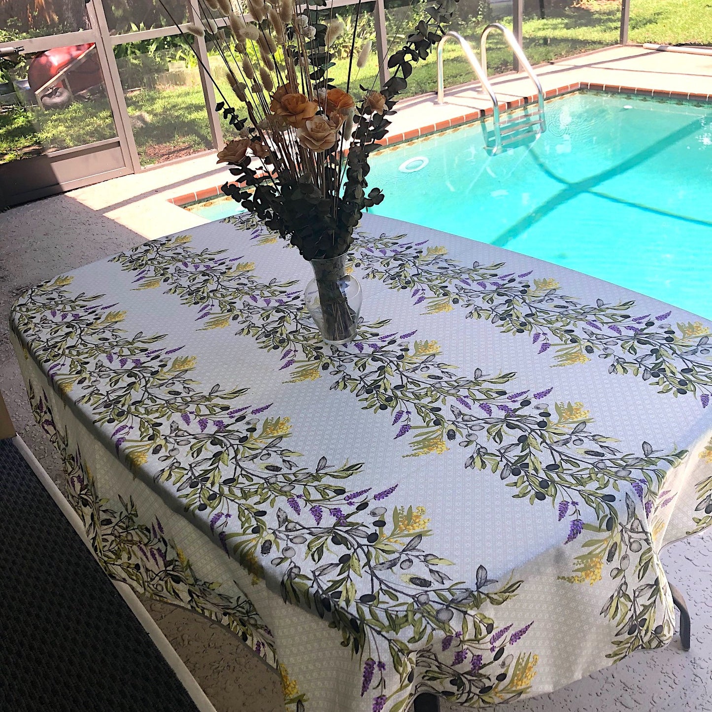 Rectangular 78"or 98" Tablecloth - Mimoliv