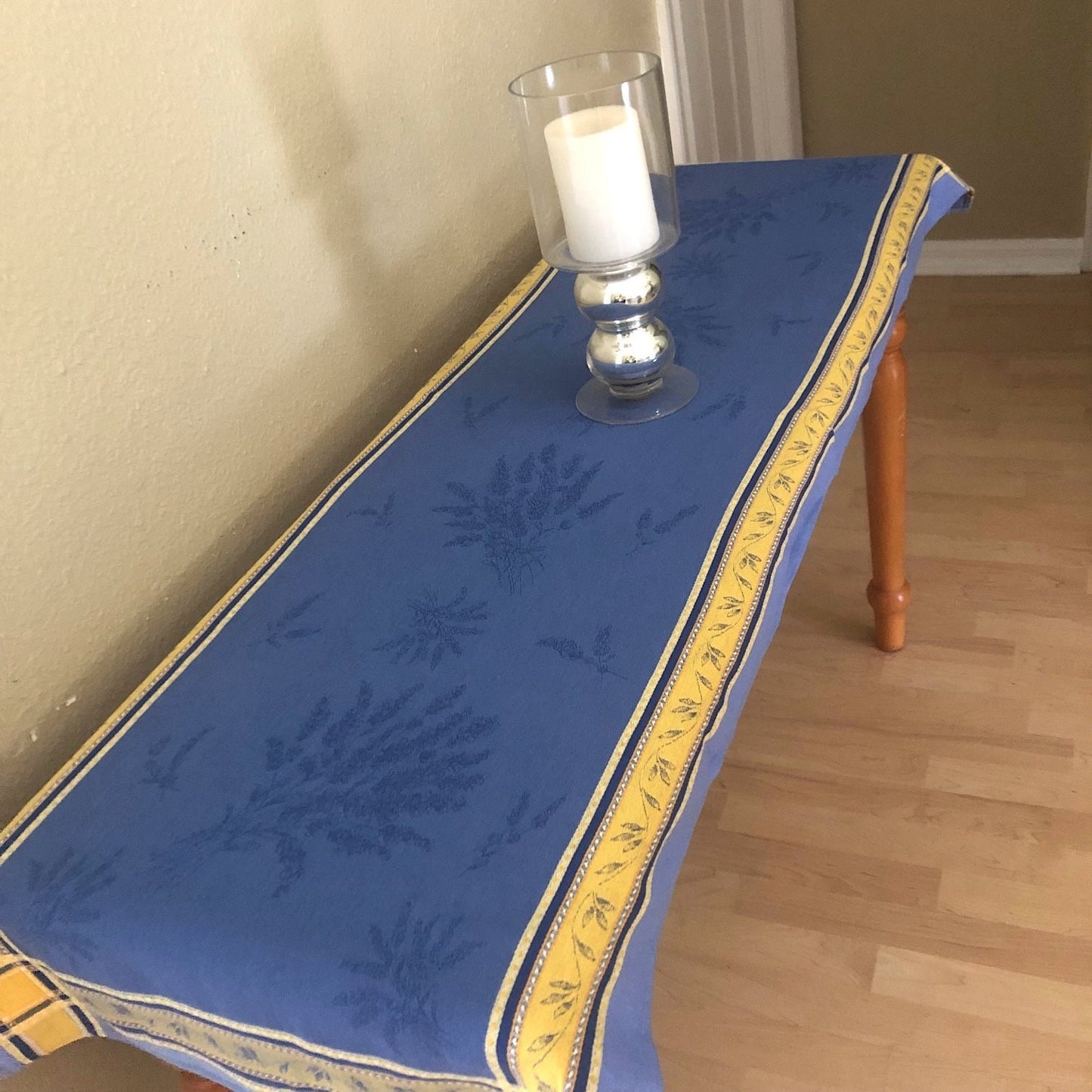 Jacquard Table Runner - Senanque Blue