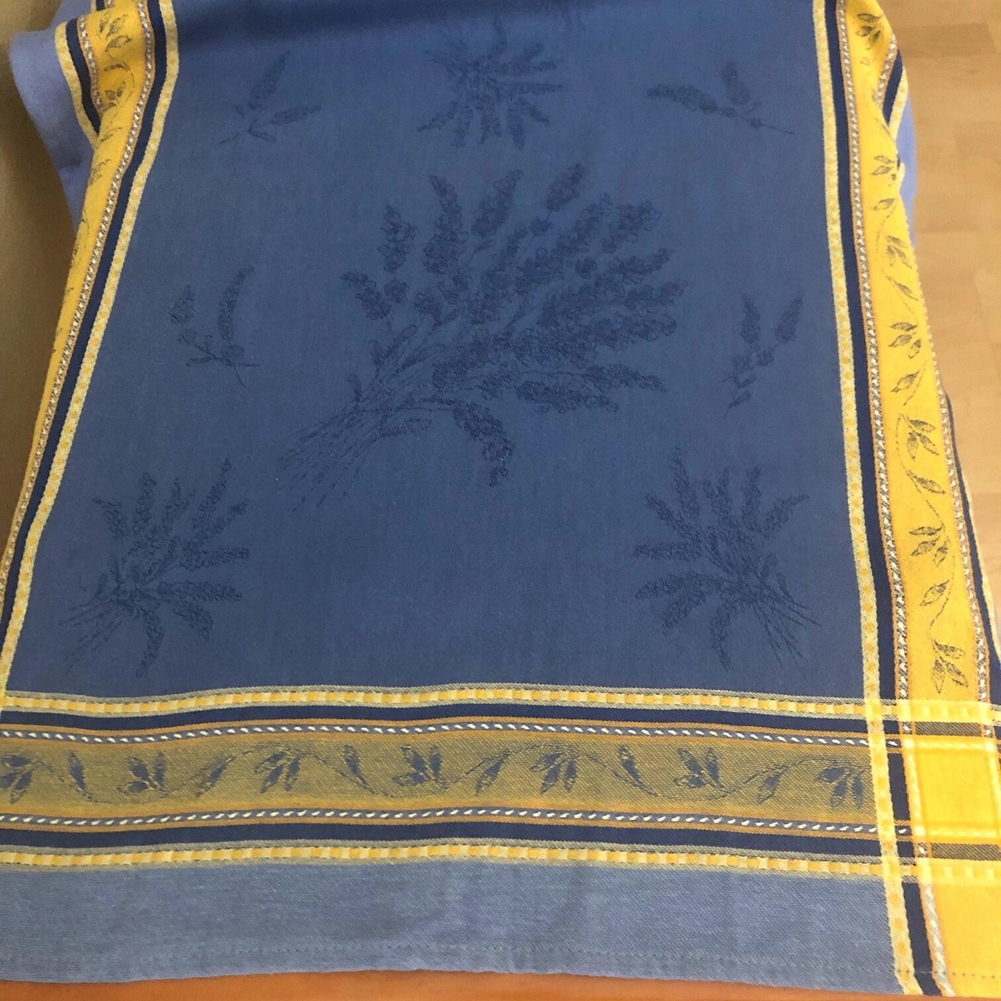 Jacquard Table Runner - Senanque Blue