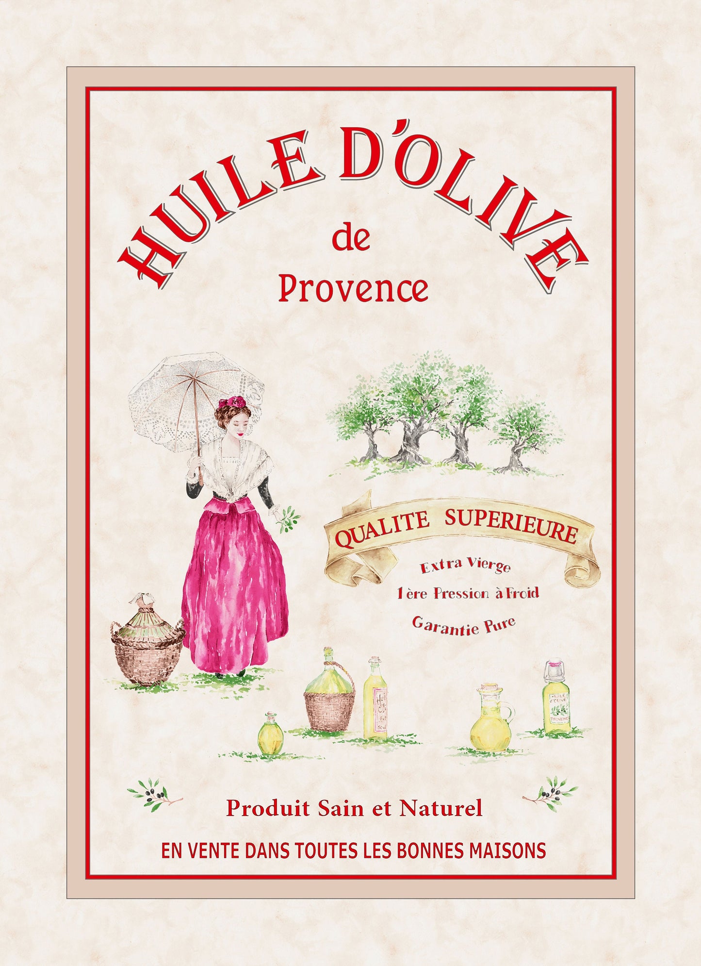 Provence Scenes Dishtowels